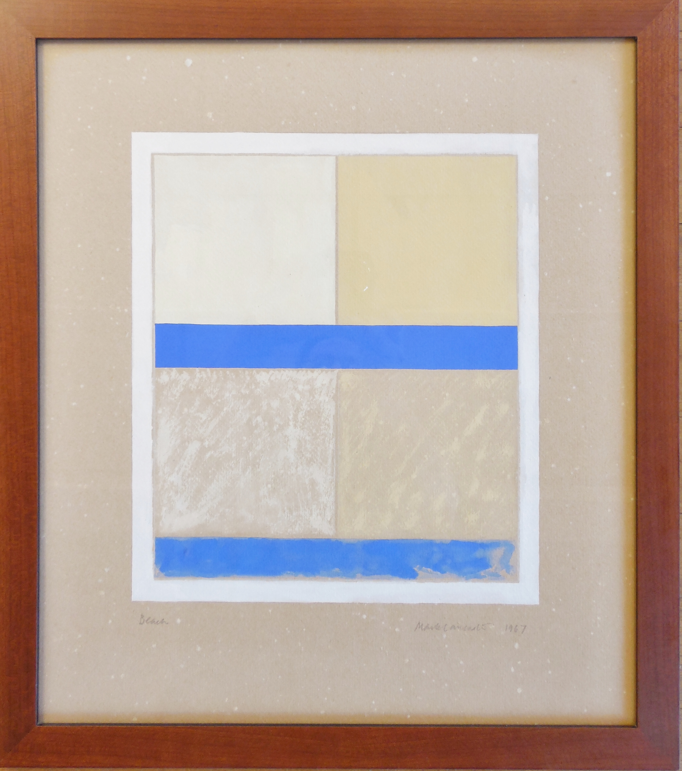 Lancaster abstract watercolor / gouache