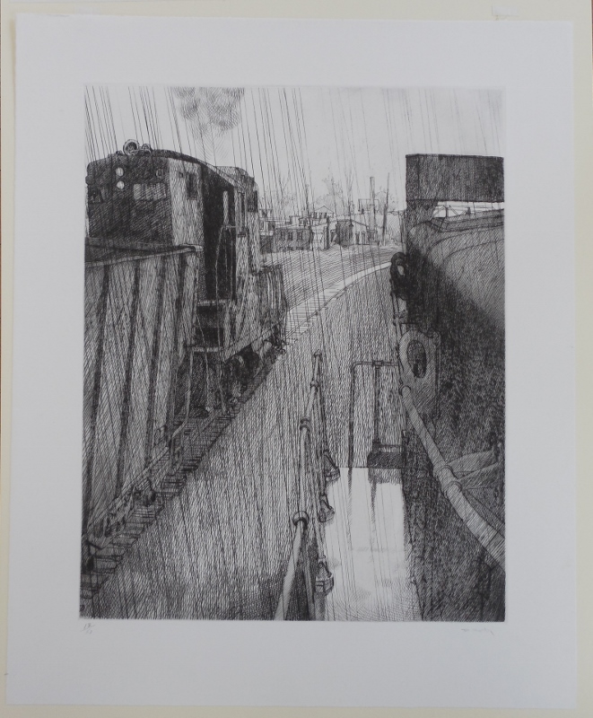 Drypoint print