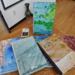 Claire Marks - Marbled Cover Sketchbook